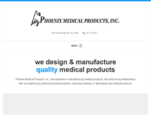 Tablet Screenshot of phoenixmedicalinc.com